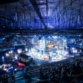 Production background light ray bokeh blurry streaming esport